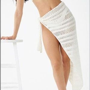 Crochet Sarong Bathing suit coverup.